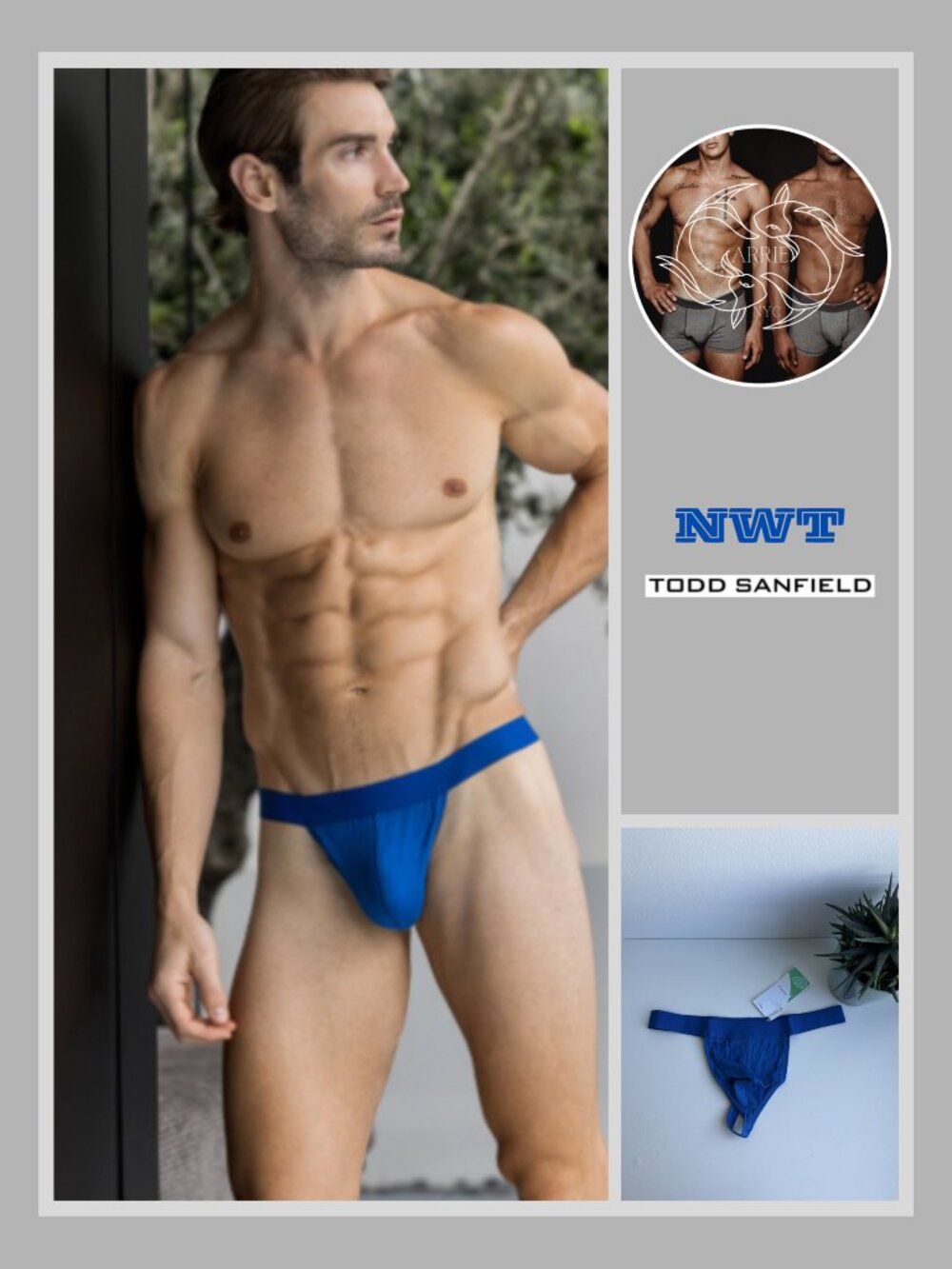 Todd Sanfield - Essential Thong - Nautical Blue (M)